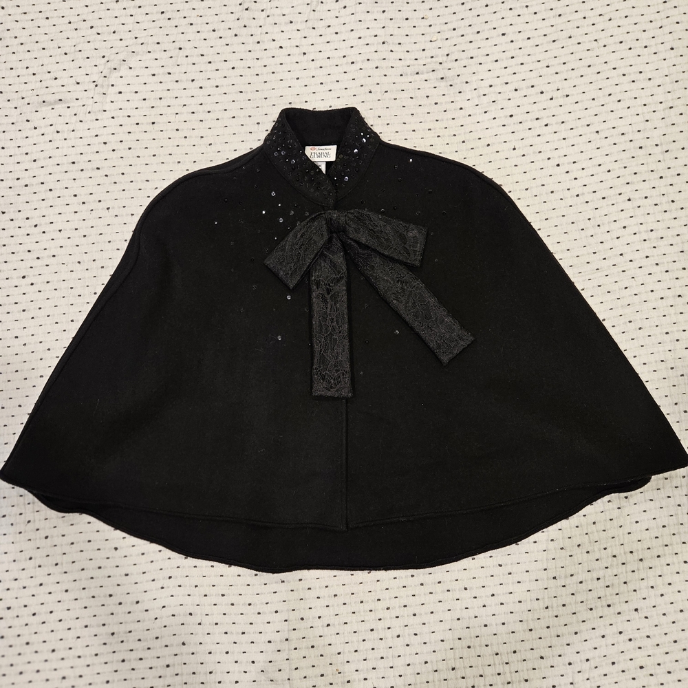 Prabal Gurung for Target Black Cape with Bow